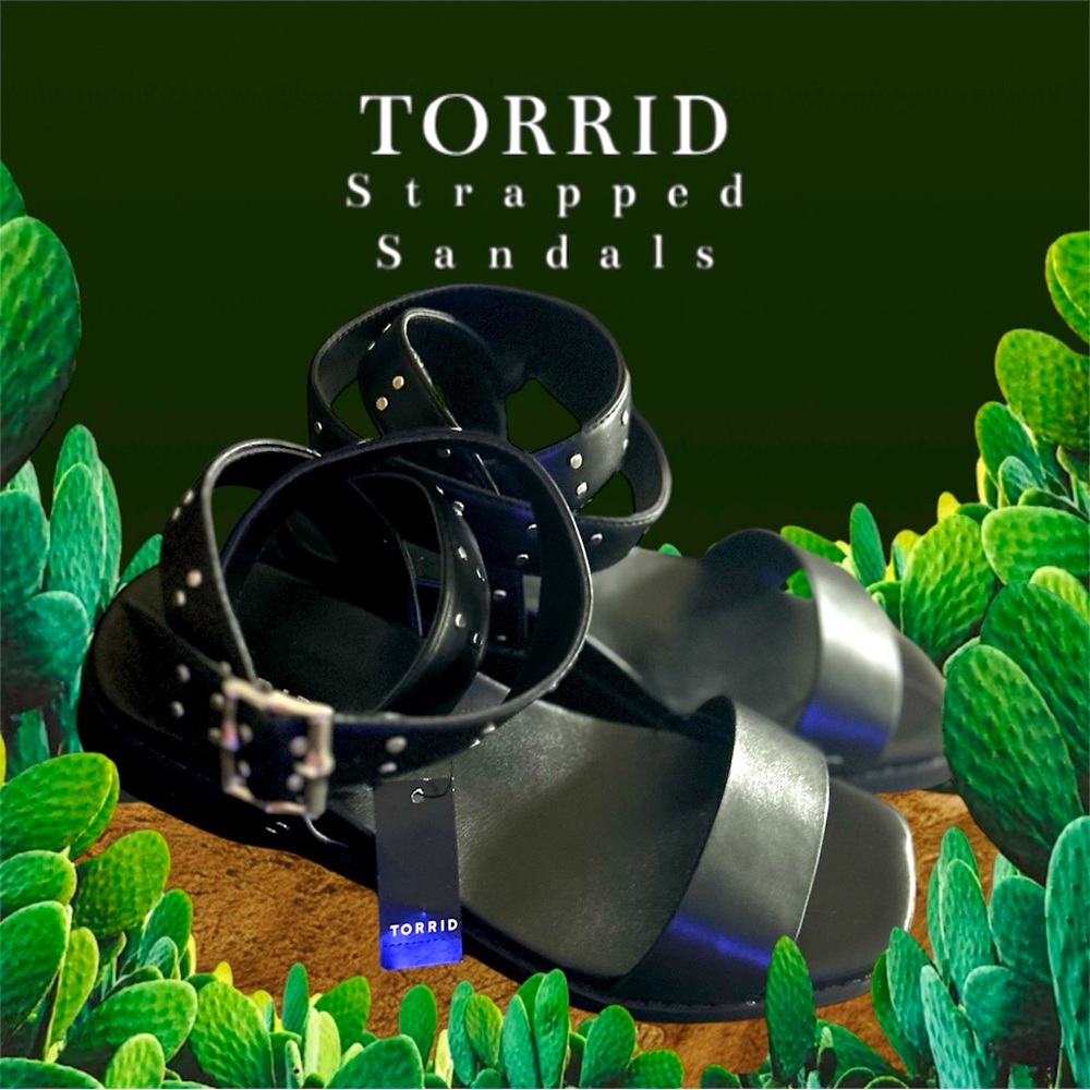 TORRID Strappy Black Sandals